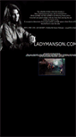 Mobile Screenshot of ladymanson.com